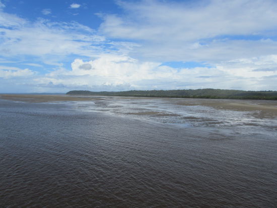 Blick von der Fähre auf Frasier Island