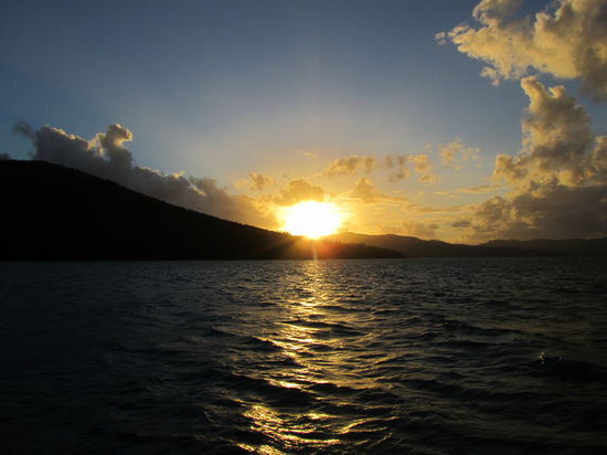 Nein kein Sonnenuntergang...sondern 5:47 Uhr Sonnenaufgang