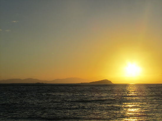 Dieses Mal ist es ein Sonnenuntergang