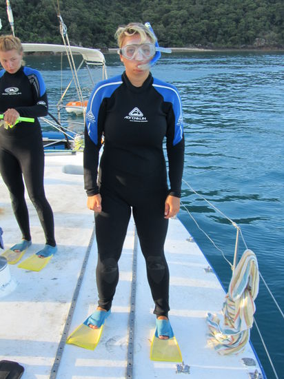 Und auch an Tag 3 gings ins Wasser 