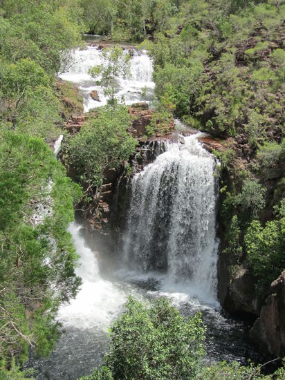 Die Florence Falls
Hier unten konnten wir dann auch baden 