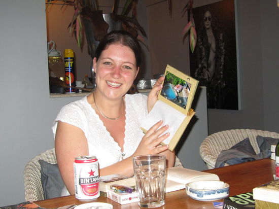 Am letzten Abend bekamen die 2 Besucher gleich ihr Urlaubsalbum mit den Highlights überreicht.