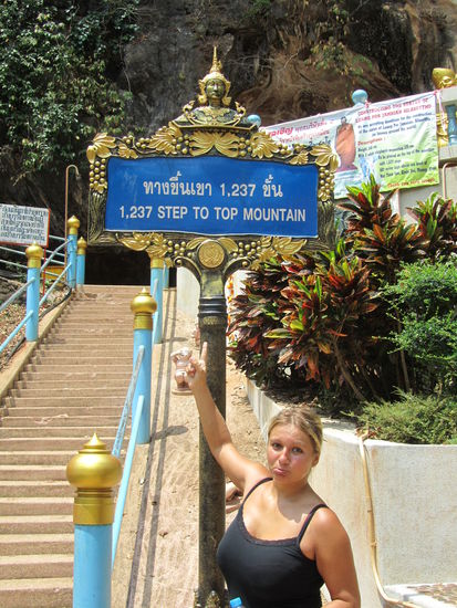 Ein langer Aufstieg bis zum Gipfel (nicht gerade zu Ida`s Freude)