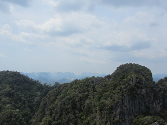 Oben konnten wir den herrlichen Ausblick genießen