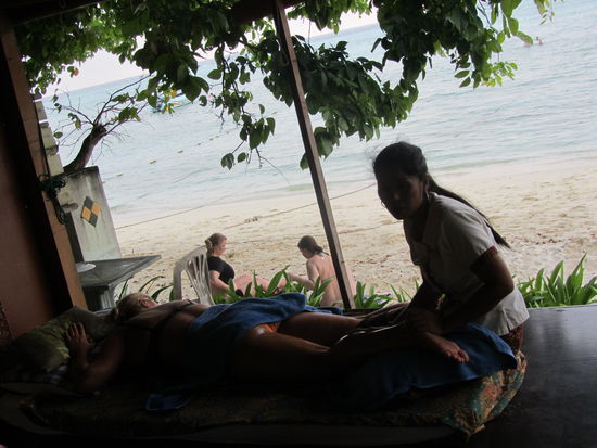 Massage am Strand