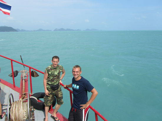 Am Sonntag machten wir eine Bootstour in den Ang Thong Marine Nationalpark.