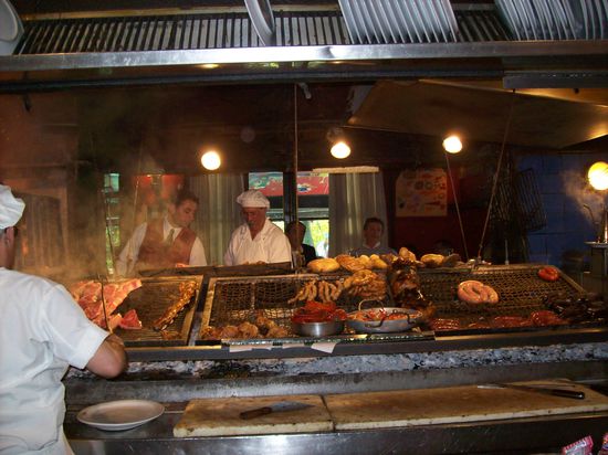 Abends gings dann zum Asado (Grill-Restaurants)...