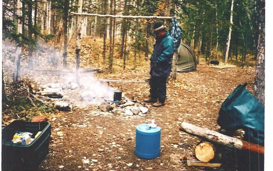"Campfire" am Yukon River