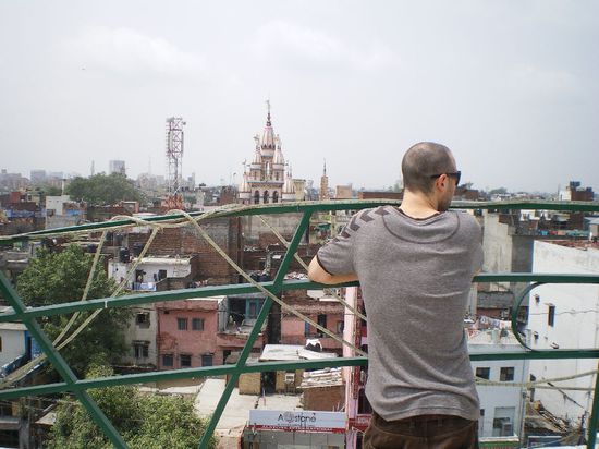 Blick von der Dachterasse