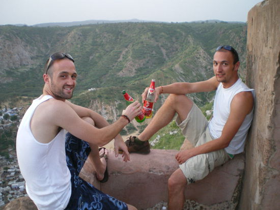 Geniessen auf dem Fort in Jaipur
