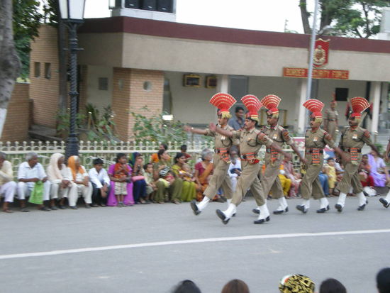 Grenzuebergang Indien-Pakistan