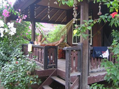 Unser Bungalow auf Gili Air