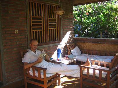 Wir fanden mal wieder ne richtig schoene Unterkunft in Ubud