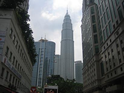 Die Petronas von weitem