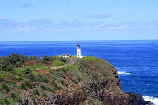 Der Weg zum Leuchtturm war leider gesperrt.