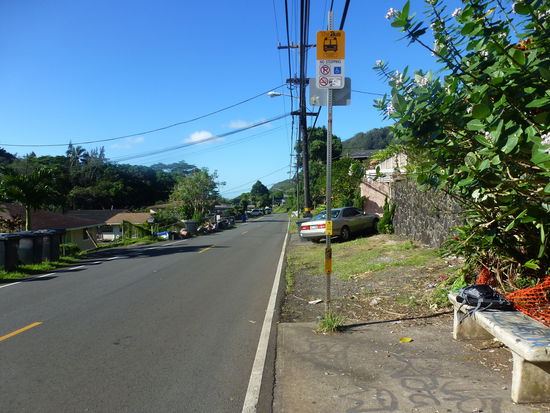 Bushaltestelle Kalihistreet