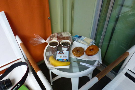 Das Frühstück war enttäuschend.