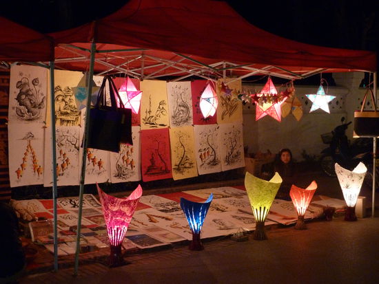 Nachtmarkt in Luang Prabang