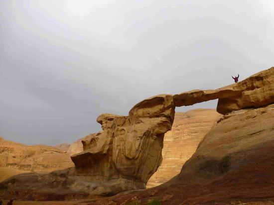 Umm Fruth nach erfolgreicher Besteigung.....