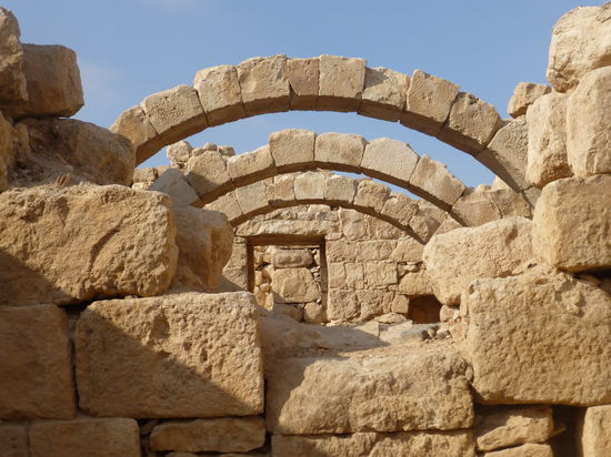 Das Wüstenschloss Quasr Hallabat (auf der Wüstenschlosstour)