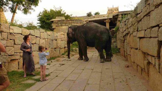 Lakshmi hat gerade Feierabend...