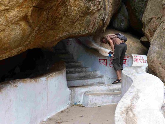 Aufstieg zum Hanumantempel