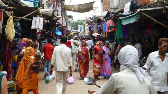 im Bazaar von Fatehpur Sikri