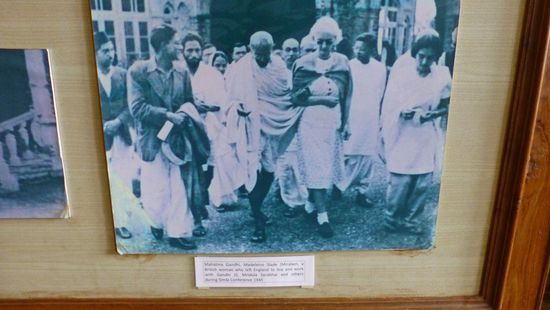 Mahatma Gandhi in Shimla, ca. 1947