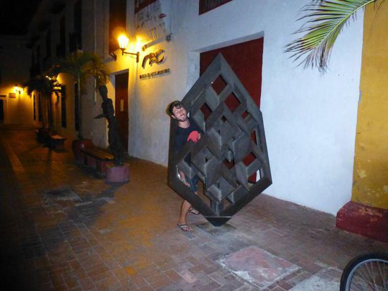 hoffentlich kommt er da wieder raus