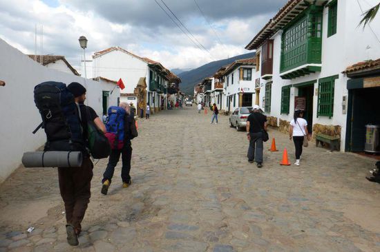 Ankunft in Villa de Leyva...