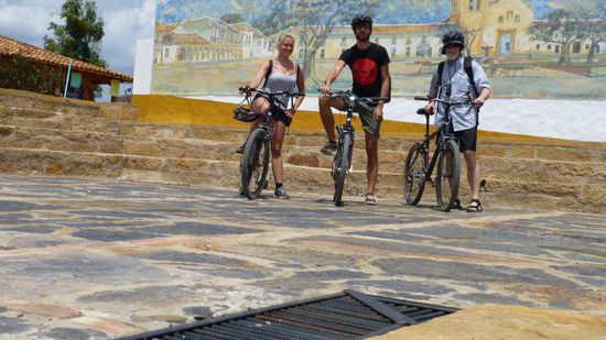 Die drei Pedalritter bei der Halbzeit