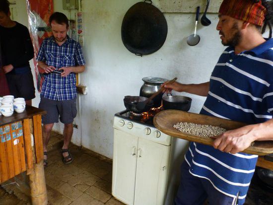 .... schließlich in der Pfanne geröstet ...