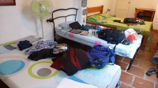 Unser Zimmer in Cali ...