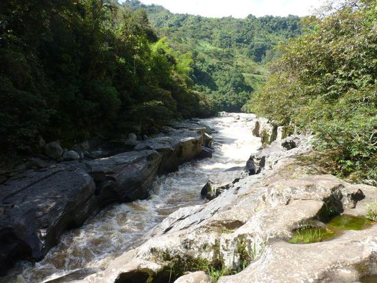 La Estrecha, die Engstelle des Rio Magdalena