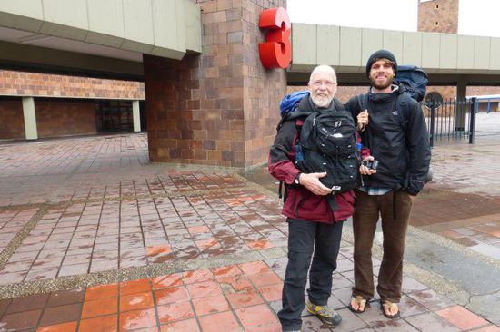 und weiter auf Achse am Busbahnhof in Bogota ...