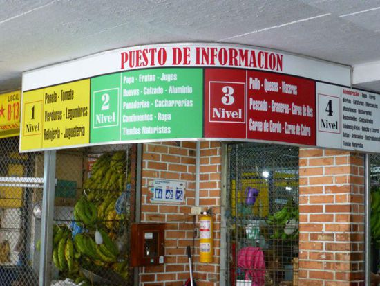 der 4-stöckige Mercado Central