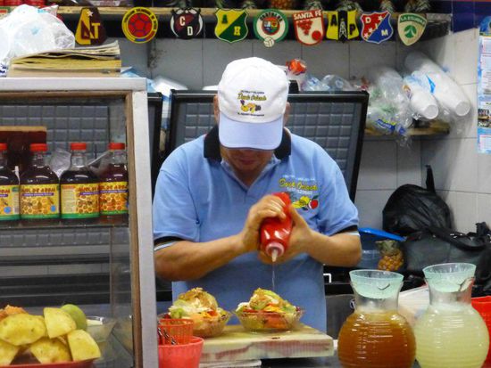 'unser' Fruchtsalat in der Mache