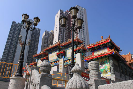 Wong Tai Sin Temple: wunderschön bemalt!