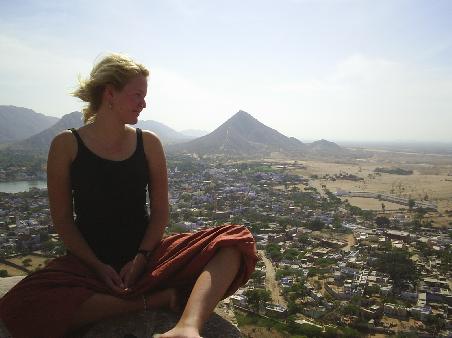 Posing vor Pushkar