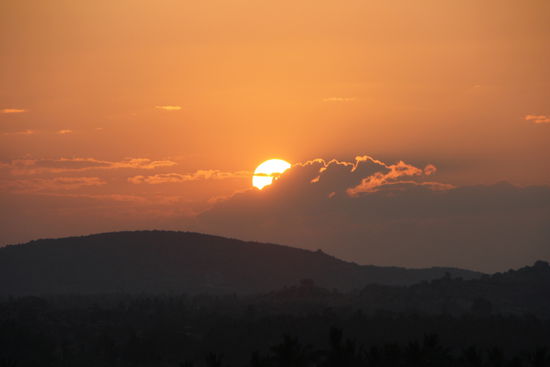 Zur Abwechslung wieder mal ein Sonnenuntergang...