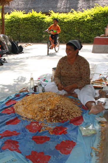 So wird das berühmte Müsli vom Goan Corner gemischt.