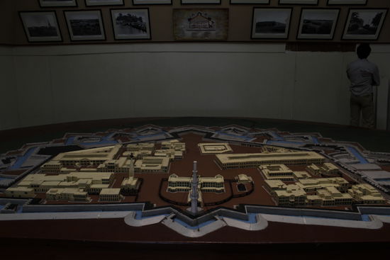 Modell vom Fort St. George.