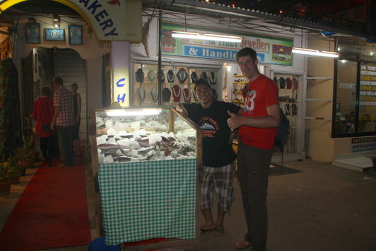 Das Abendessen wird ausgesucht.