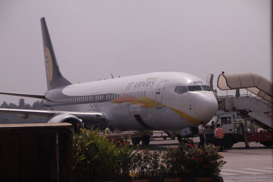 Unser Flieger nach Mumbai.