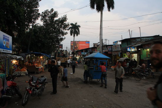 Ueberall quirliges Leben - ich bin froh ueber eine Rueckzugsmoeglichkeit im Hotel.