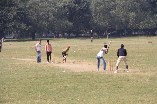 ... aber auch als Sportplatz.