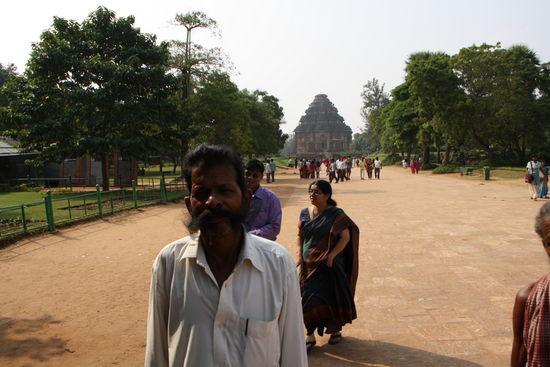 Unser Guide im Sonnentempel.