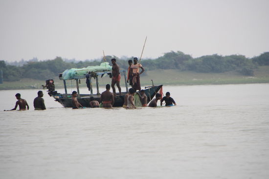 Fischen ist Teamwork.