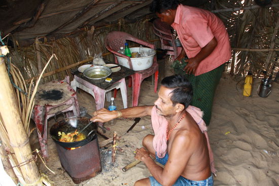 ... herrscht bereits Hochbetrieb.