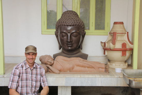 Ganz so entspannt und erleuchtet ist mein Lächeln noch nicht. 
Ich muss glaub noch eine Weile bleiben!